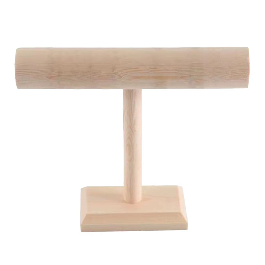 Jewelry Bracelet Display Stand Vertical T Bar Tower Organizer for Hair Band Home Organization Scrunchies Desktop Showcase